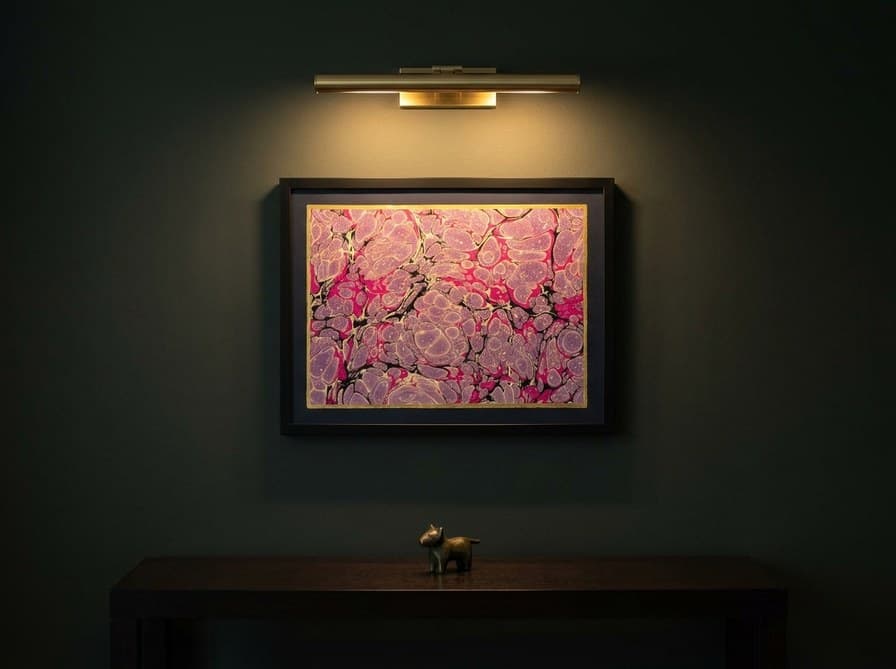 Gerahmt · Battal in Magenta & Violett